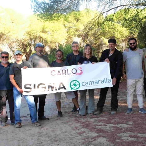 Fotógrafos en acción en la Berrea de Doñana 13-09-2025  